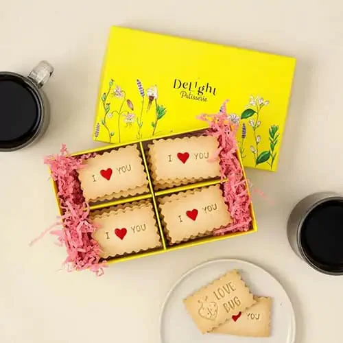 Product Image of the Love Message Shortbread Cookies