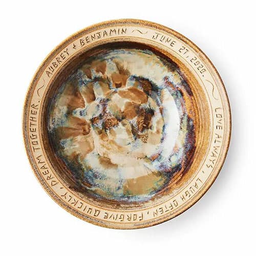 Product Image of the Personalized Dream Together Wedding Bowl