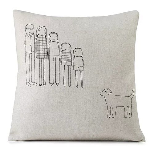 Product Image of the Personalized Family Pillow
