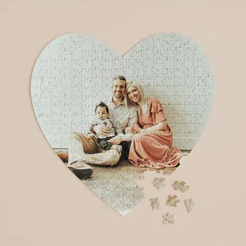 Product Image of the The Big Picture Custom Heart Puzzle