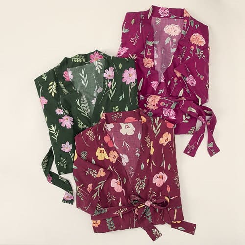 Product Image of the Birth Month Flower Robe