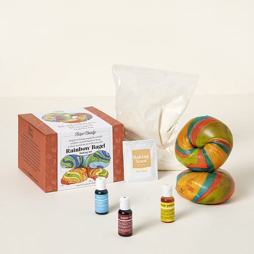 Product Image of the DIY Rainbow Bagel Kit