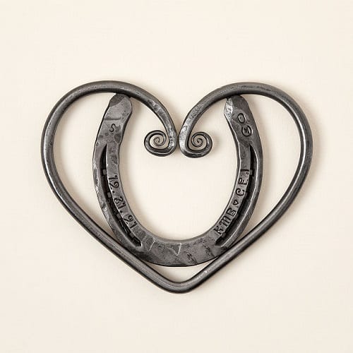 Product Image of the Horseshoe Heart Trivet