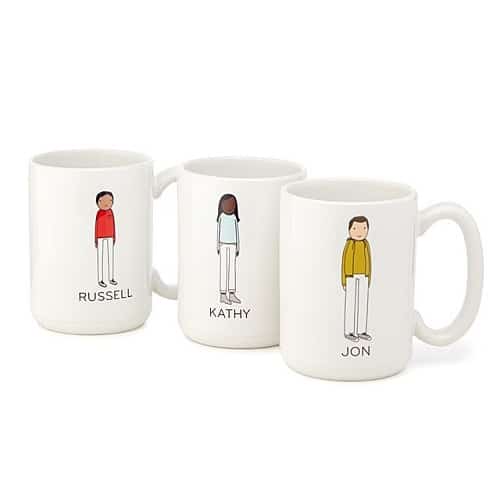 Product Image of the Personalized Family Mug Set