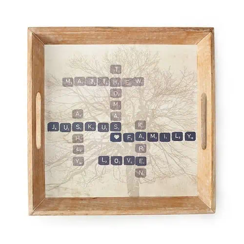 Product Image of the Words With Family Serving Tray