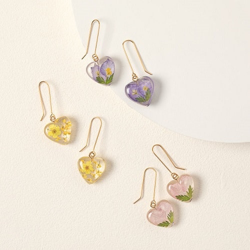 Product Image of the Birth Month Flower Earrings