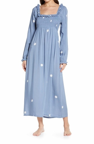 Product Image of the Dot Ruffle Robe