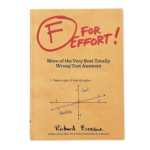 Product Image of the F For Effort Book