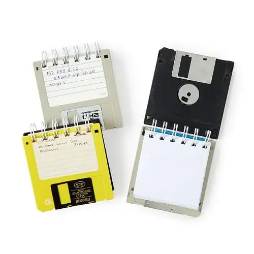 Product Image of the Floppy Disk Notebook Set