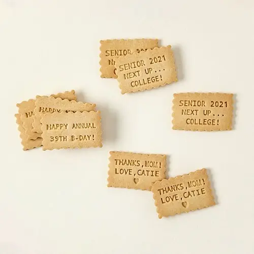 Product Image of the Custom Message Shortbread Cookies