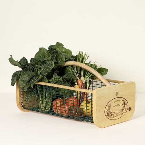 Product Image of the Personalized Gardener Harvest Basket