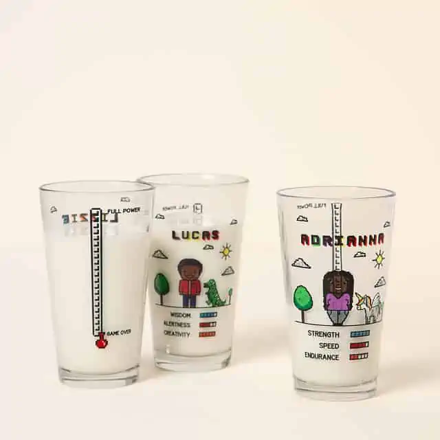 Product Image of the Personalized Retro Gamer Glass