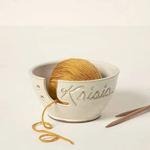 Product Image of the Personalized Yarn Bowl