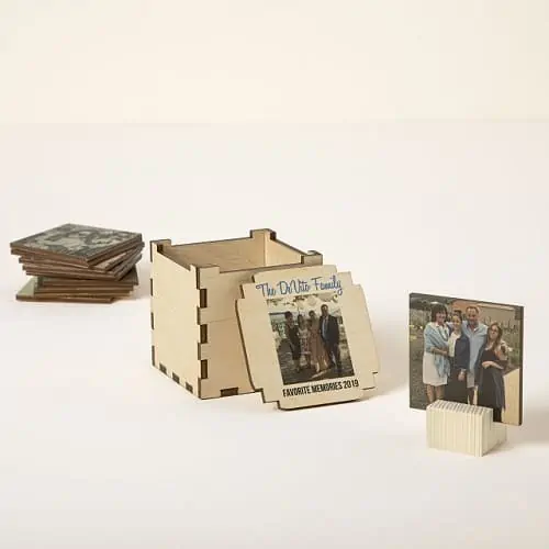 Product Image of the Personalized Photo Tiles & Keepsake Box