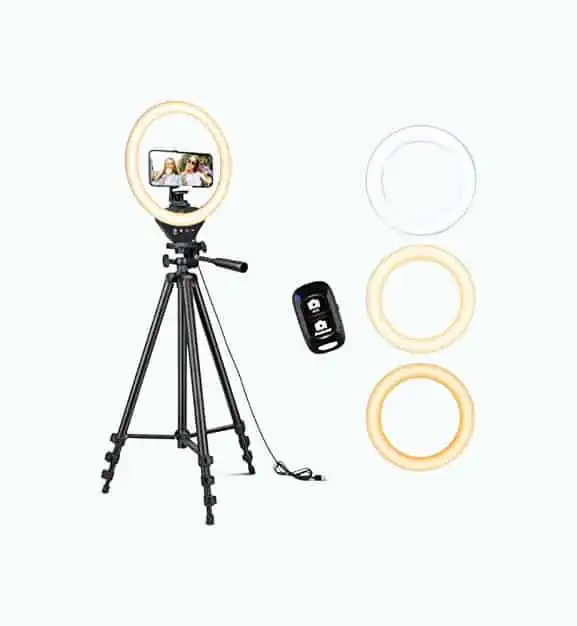 Product Image of the 10'' Ring Light with 50'' Extendable Tripod Stand