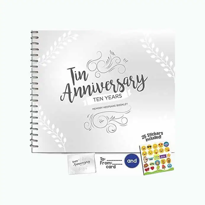 Product Image of the 10th Anniversary Memory Book