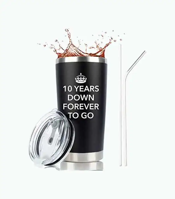 Product Image of the 10th Anniversary Steel Tumbler