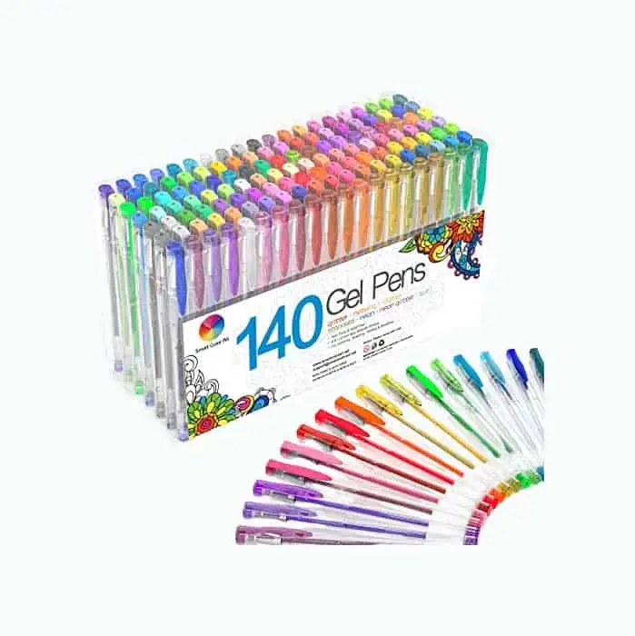 Product Image of the 140 Colors Gel Pen Set 