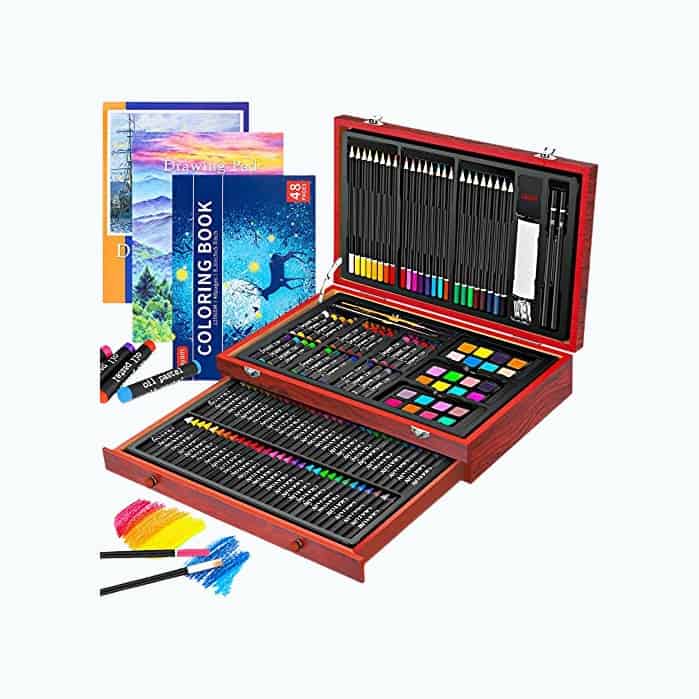 Product Image of the 150-Pack Deluxe Wooden Art Set 