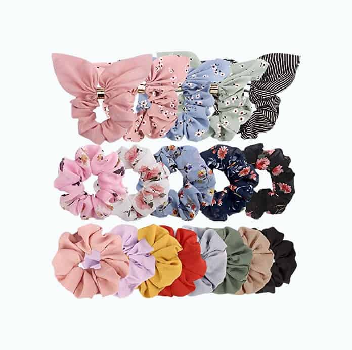 Product Image of the 18 Pack Of Scrunchies