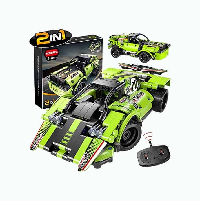 Product Image of the 2-in-1 Remote Control DIY Racing Car