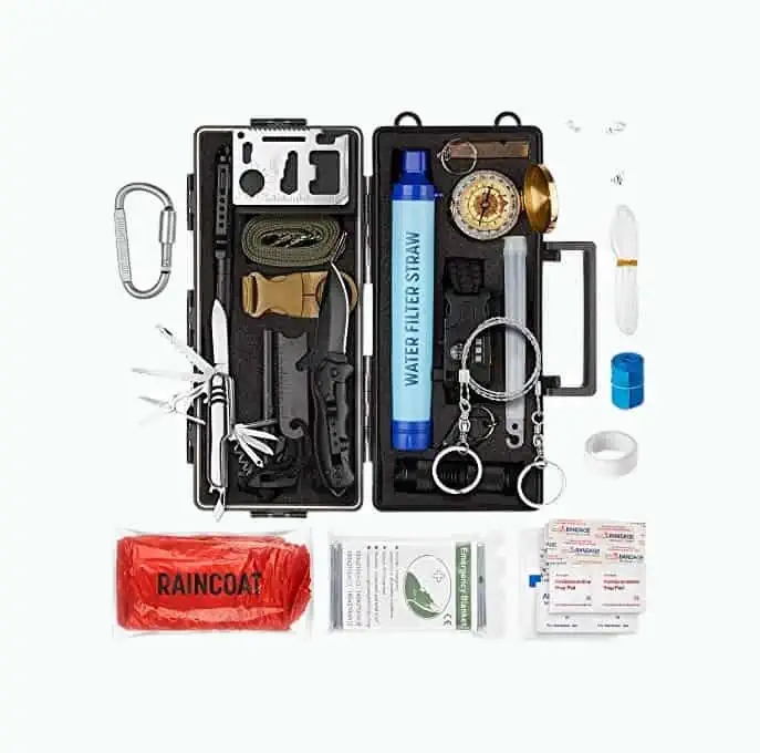 Product Image of the 20 in 1 Survival Kit