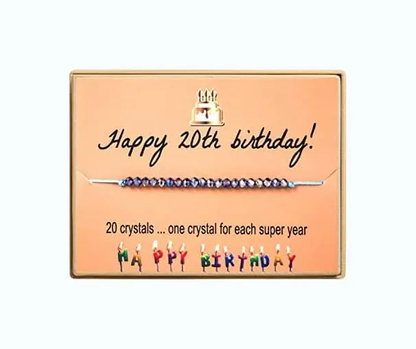 Product Image of the 20th Birthday Bead Bracelet
