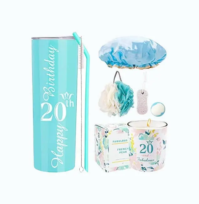 20th Birthday Gifts for Girls Friend 20 Year Old Birthday Gifts  Inspirational Gifts Makeup Mirror for Daughter Niece Happy 20th Birthday for  BFF Sister Bestie Pocket Makeup Mirror for Granddaughter : Amazon.in: