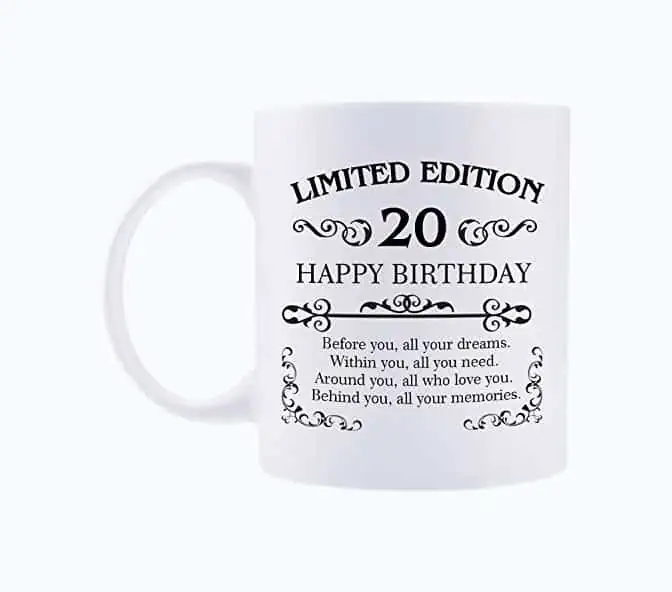 Product Image of the 20th Birthday Mug