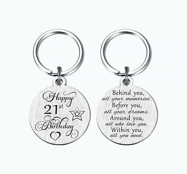 Product Image of the 21st Birthday Keychain
