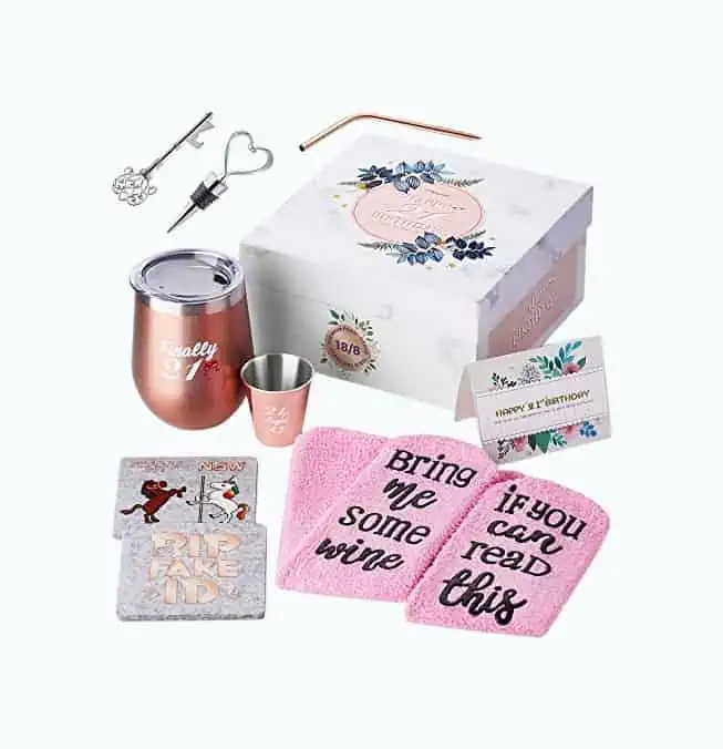 Product Image of the 21st Birthday Set