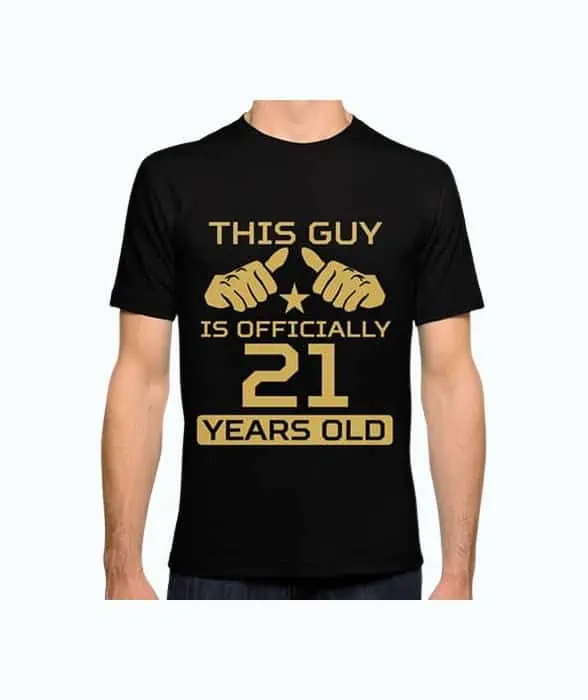 Product Image of the 21st Birthday T-Shirt