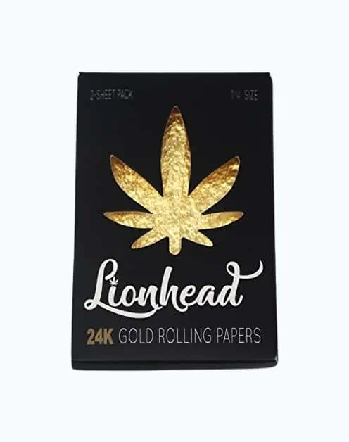 Product Image of the 24K Gold Rolling Papers 2-Sheet Pack