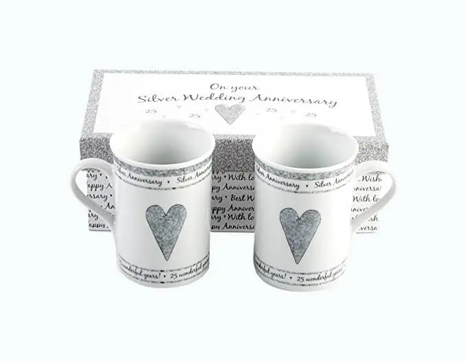Product Image of the 25th Anniversary Ceramic Mug Set