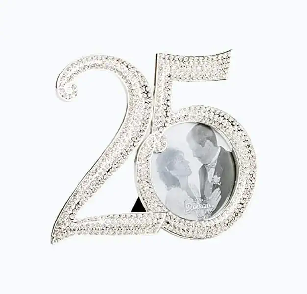 Product Image of the 25th Anniversary Rhinestone Frame