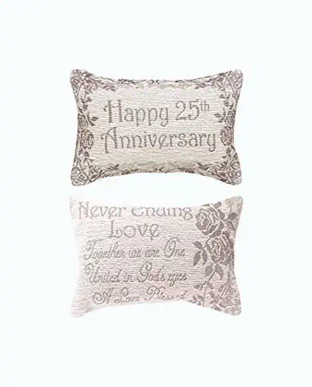 Product Image of the 25th Anniversary Throw Pillow