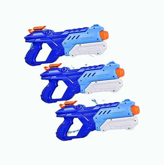 Product Image of the 3-Pack Water Guns for Kids