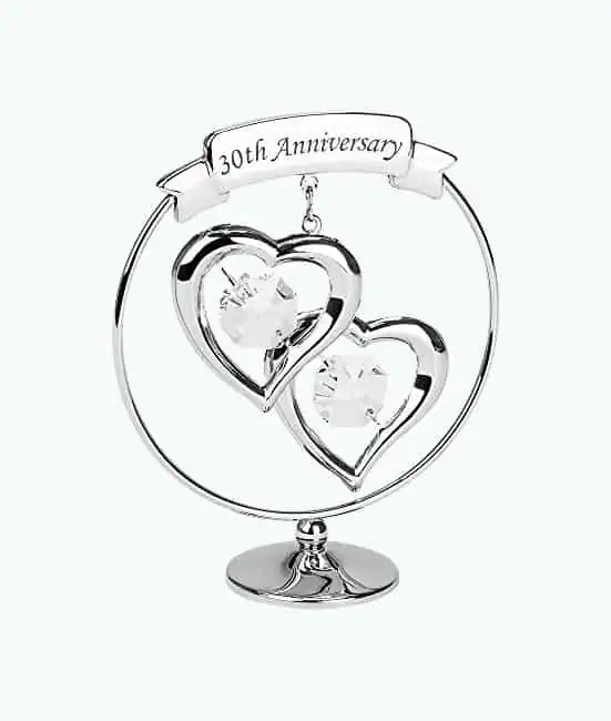 30th Wedding Anniversary Crystal Heart, 30 Year Anniversary Presents for  Her, 30 Anniversary Presents for Couple (30th) : Amazon.in: Home & Kitchen