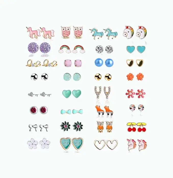 Product Image of the 32 Pairs of Hypoallergenic Earrings