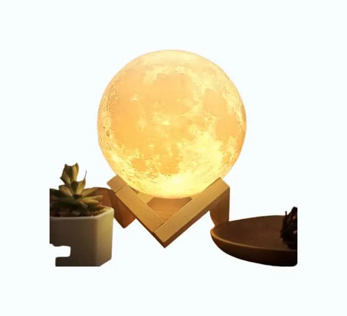 Product Image of the 3D Dimmable Moon Lamp