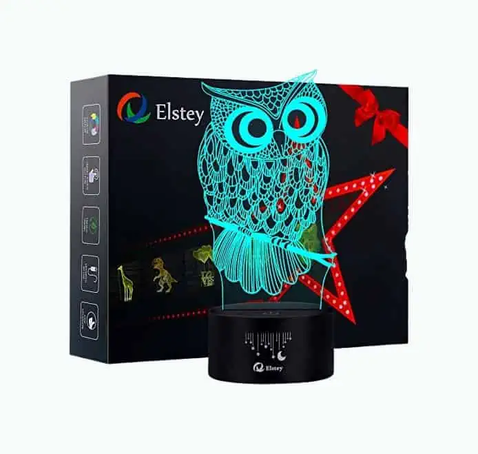 Product Image of the 3D Owl Lamp