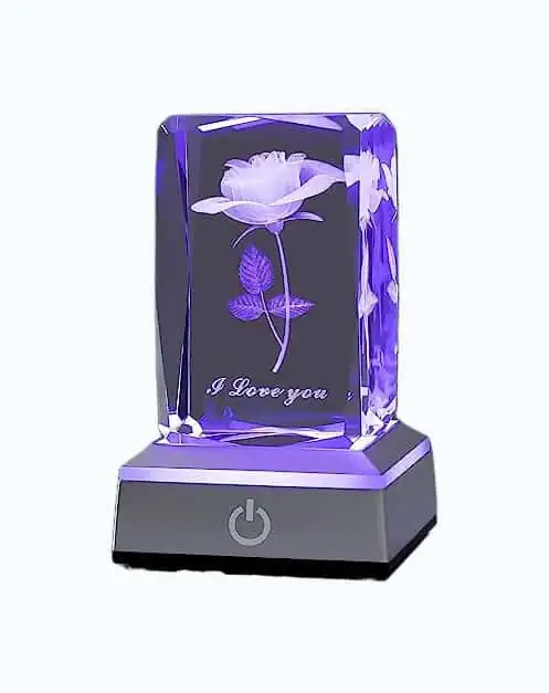 Product Image of the 3D Rose Crystal 