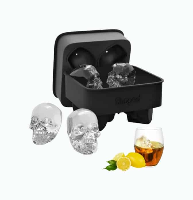 Product Image of the 3D Skull Ice Mold Tray
