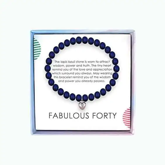 Product Image of the 40th Birthday Bead Bracelet