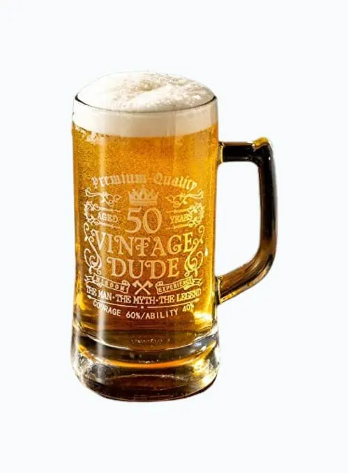 Product Image of the 50th Birthday Beer Mug
