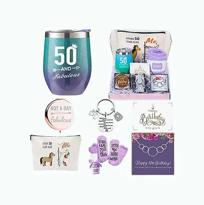 Product Image of the 50th Birthday Gift Box