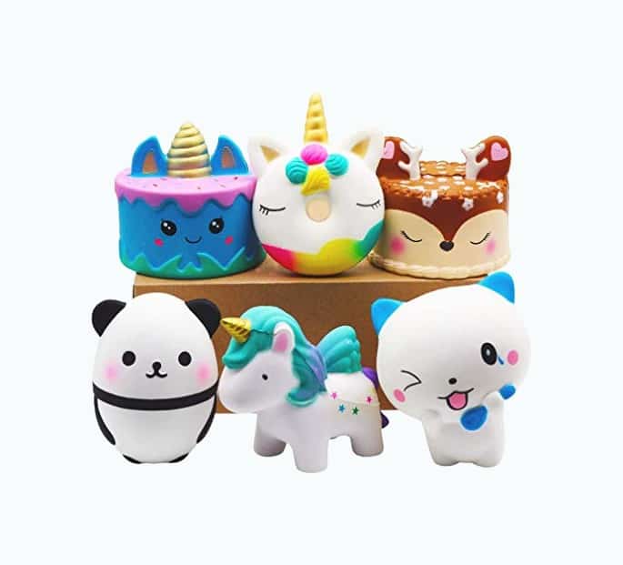 Product Image of the 6 Pcs Squishy Toys