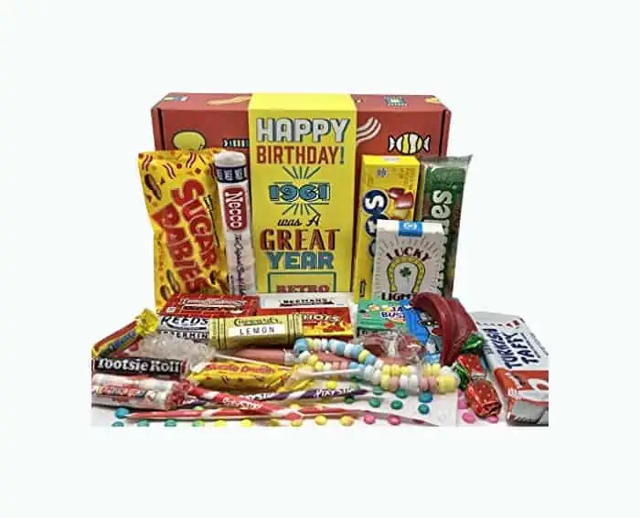 Product Image of the 60th Birthday Candy Gift Box