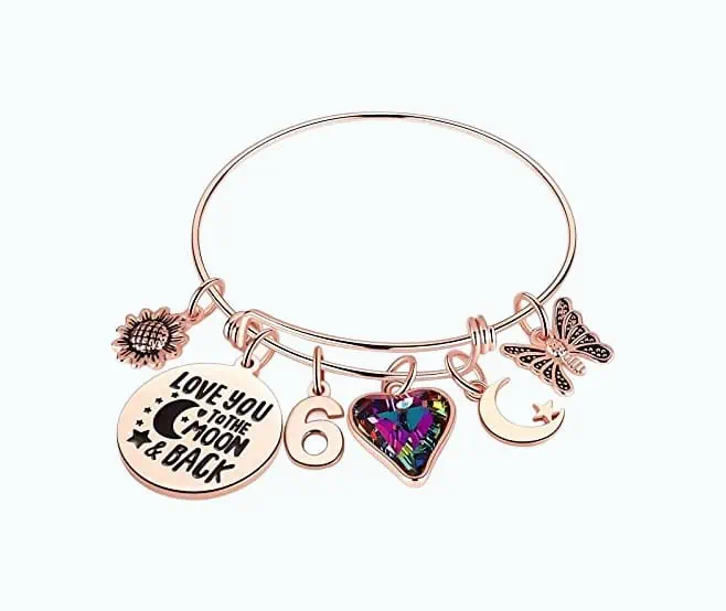 Product Image of the 6th Birthday Charm Bracelet