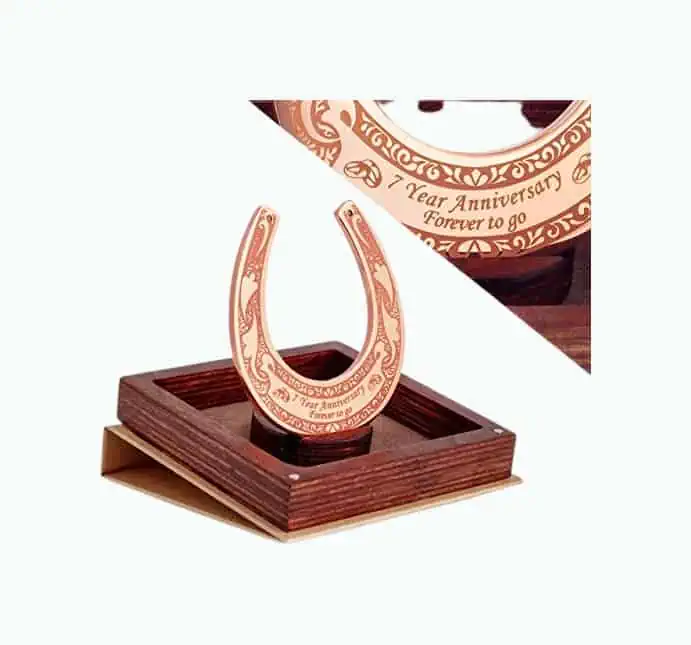 Product Image of the 7th Anniversary Copper Horseshoe